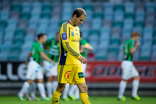 Ängelholms Mikael Dahlgren deppar