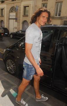 EDINSON CAVANI  - 15.08.2013 - Dans les rues de Paris - 2013