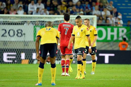 Ryad BOUDEBOUZ - 16.08.2013 - Sochaux / Lyon - 2eme