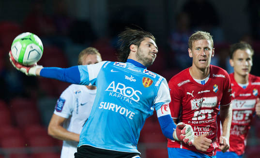 Dejan Garaca, målvakt, Syrianska. Inkast, utkast