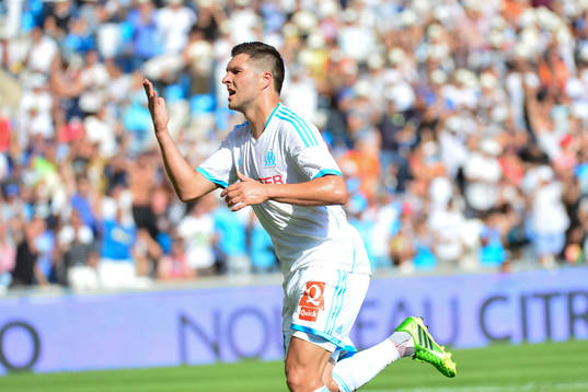 Bläddra bland fler bilder av Fotboll, Franska ligan, Marseille - Evian