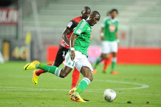 Josuha GUILAVOGUI - 17.08.2013 - Saint Etienne / Guingamp -