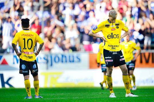 Elfsborgs Mikkel Beckmann och Tom Söderberg deppar