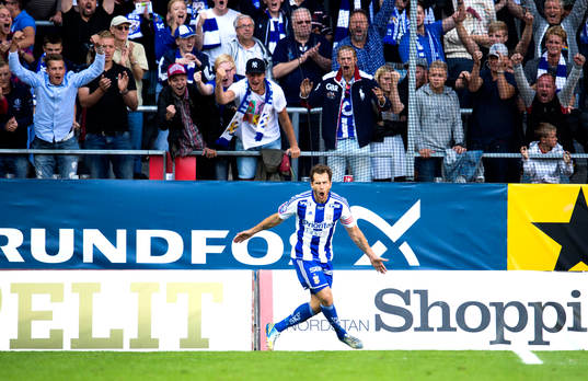 IFK Göteborgs Tobias Hysén jublar