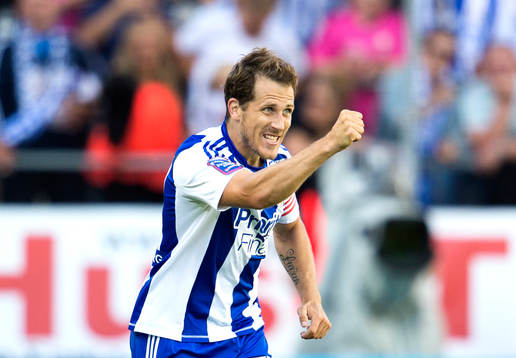 IFK Göteborgs Tobias Hysén jublar