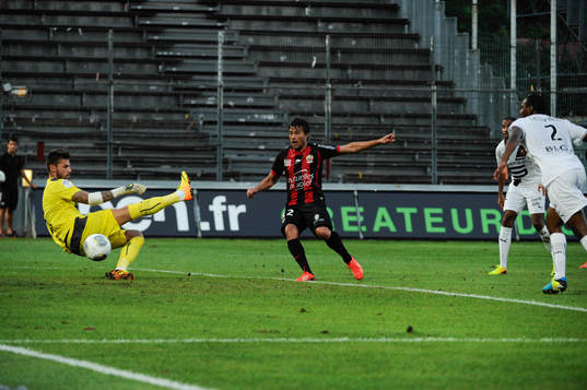 Benoit Costil / Goal Dario Cvitanich - 17.08.2013 - Nice /