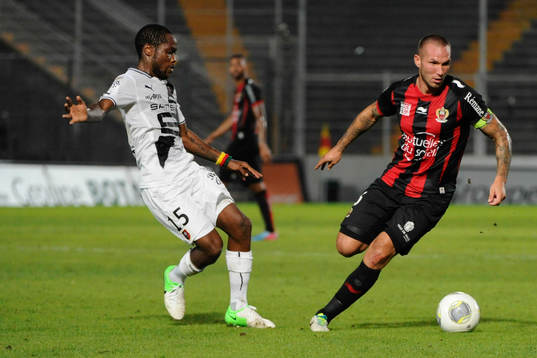 Jean II Makoun / Didier Digard - 17.08.2013 - Nice / Rennes