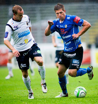 Halmstads Mikael Boman och Gefles Pär Asp