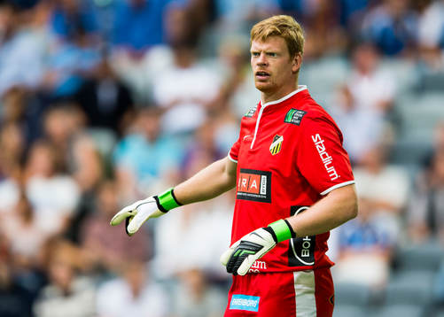 Häckens målvakt Christoffer Källqvist