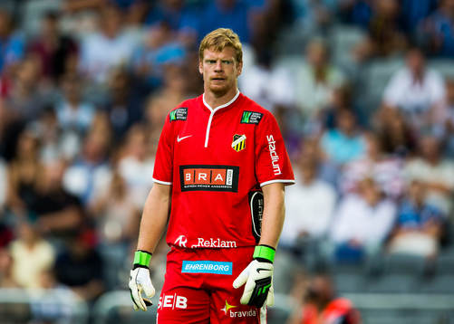 Häckens målvakt Christoffer Källqvist