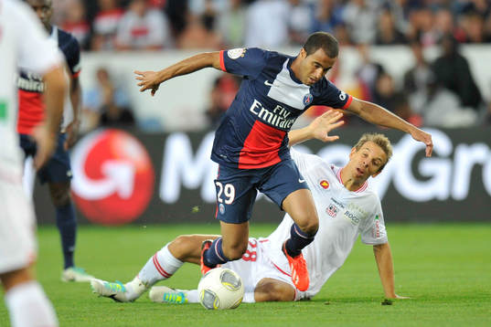 Lucas MOURA / Benoit PEDRETTI - 18.08.2013 - Paris Saint