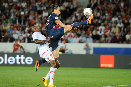 Zlatan IBRAHIMOVIC / Ronald ZUBAR - 18.08.2013 - Paris