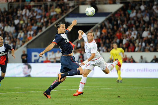 Zlatan IBRAHIMOVIC / Laurent BONNART - 18.08.2013 - Paris