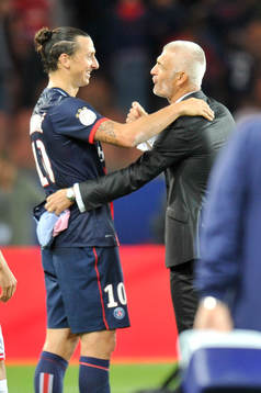 Zlatan IBRAHIMOVIC / Fabrizio RAVANELLI  - 18.08.2013 -