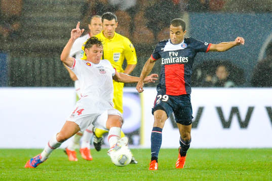 Mehdi MOSTEFA / Lucas MOURA  - 18.08.2013 - Paris Saint