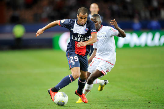 Lucas MOURA  - 18.08.2013 - Paris Saint Germain / Ajaccio -