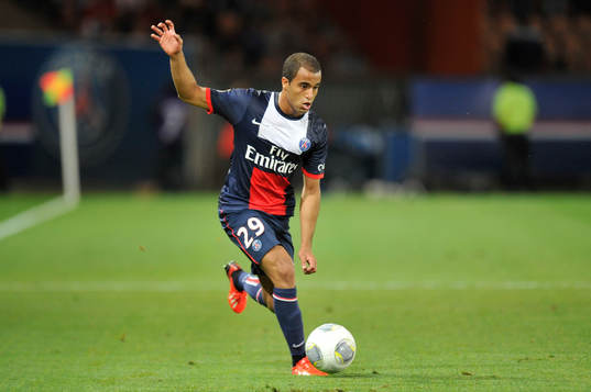 Lucas MOURA  - 18.08.2013 - Paris Saint Germain / Ajaccio -
