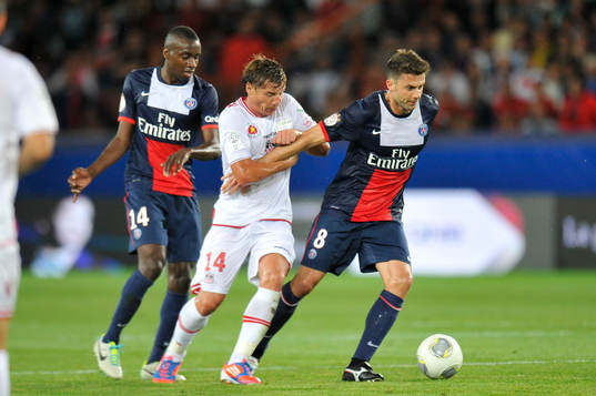 Mehdi MOSTEFA / Thiago MOTTA  - 18.08.2013 - Paris Saint