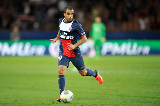 Lucas MOURA  - 18.08.2013 - Paris Saint Germain / Ajaccio -
