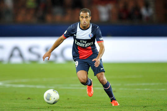 Lucas MOURA  - 18.08.2013 - Paris Saint Germain / Ajaccio -