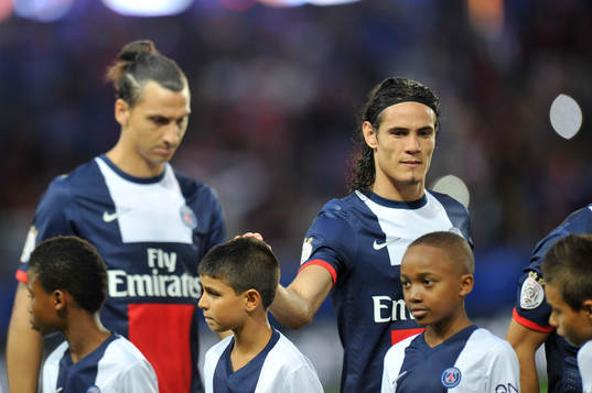 Zlatan IBRAHIMOVIC / Edinson CAVANI - 18.08.2013 - Paris