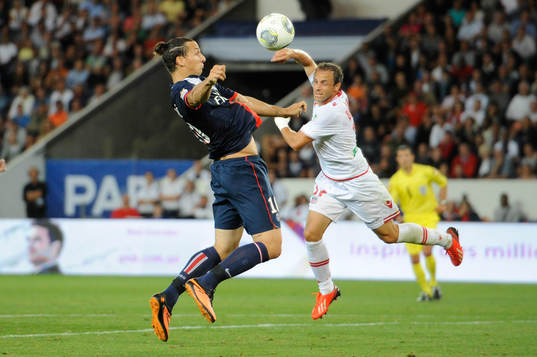 Zlatan IBRAHIMOVIC / Laurent BONNART  - 18.08.2013 - Paris