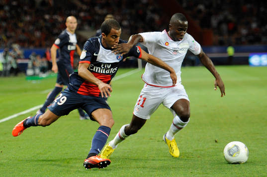 Lucas MOURA / Sigamary DIARRA  - 18.08.2013 - Paris Saint