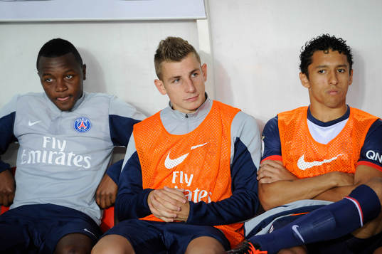 Hervin ONGENDA / Lucas DIGNE / MARQUINHOS  - 18.08.2013 -