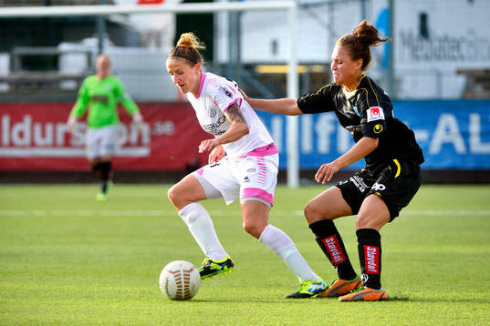 LdB FC Malmös Anja Mittag och Kopparbergs Göteborgs