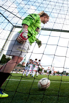 Malmös Therese Sjögran gör 4-0 och Göteborgs målvakt