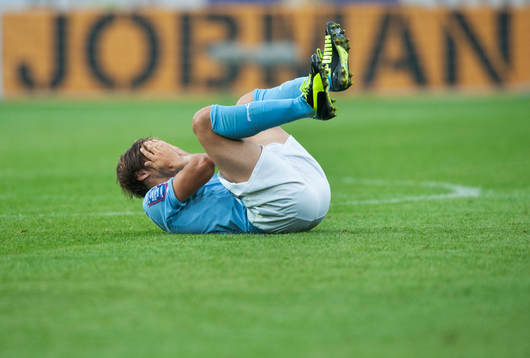 Simon Thern, Malmö, ögonskadad i