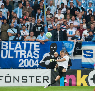 Johan Dahlin, målvakt, Malmö i