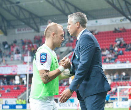 Per Ågren, sportchef och Mahnus Eriksson, Malmö FF