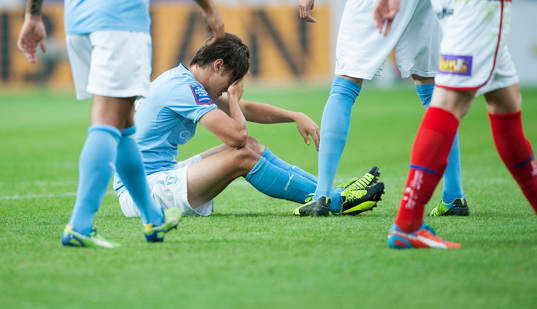 Simon Thern, Malmö, ögonskadad i