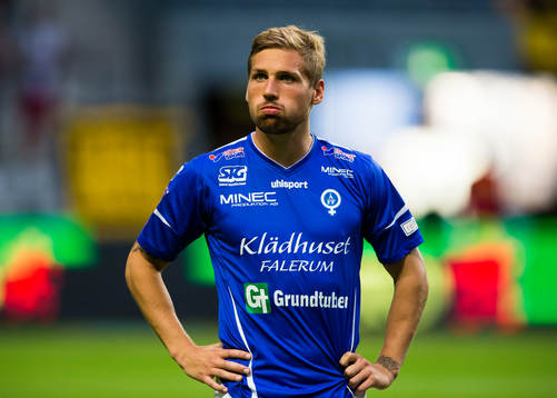 Åtvidabergs Martin Christensen innan fotbollsmatchen i