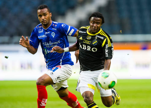 Åtvidabergs Alberis Sérigo Angel da Silva och AIKs