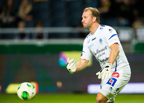 Åtvidabergs målvakt Henrik Gustavsson