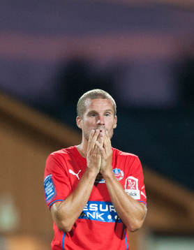 Christoffer Andersson, Helsingborg, bedrövad,  i