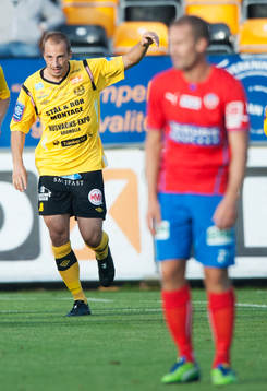 1-0 Pär Ericsson, Mjällby, i
