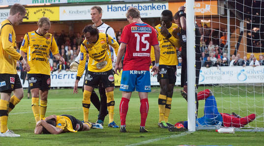 Utvisning, David Accam, Helsingborg,  i