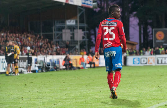 Utvisning, David Accam, Helsingborg,  i
