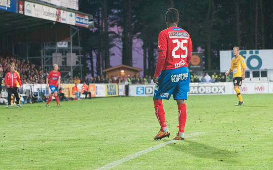 Utvisning, David Accam, Helsingborg,  i
