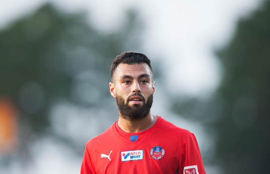 Imad Khalili, Helsingborg, deppar i