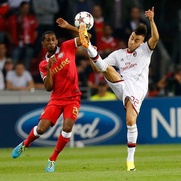 Fotboll, Kval till Champions League, PSV Eindhoven – AC