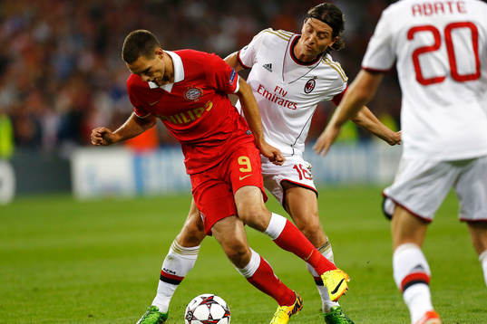 Fotboll, Kval till Champions League, PSV Eindhoven – AC