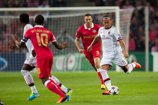 Fotboll, Kval till Champions League, PSV Eindhoven – AC