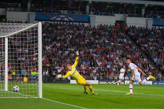 Fotboll, Kval till Champions League, PSV Eindhoven – AC