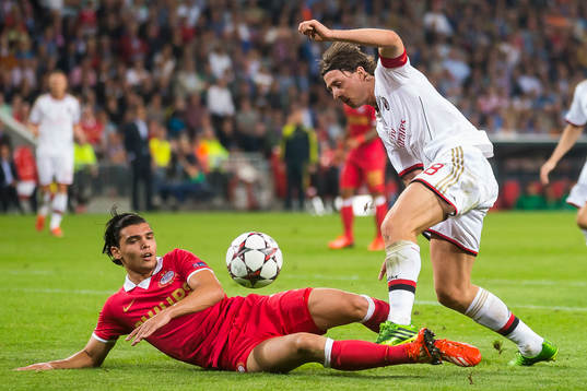 Fotboll, Kval till Champions League, PSV Eindhoven – AC