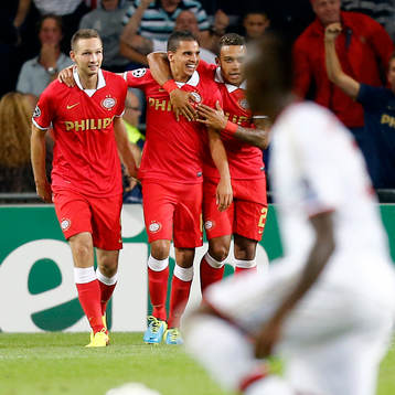 Fotboll, Kval till Champions League, PSV Eindhoven – AC