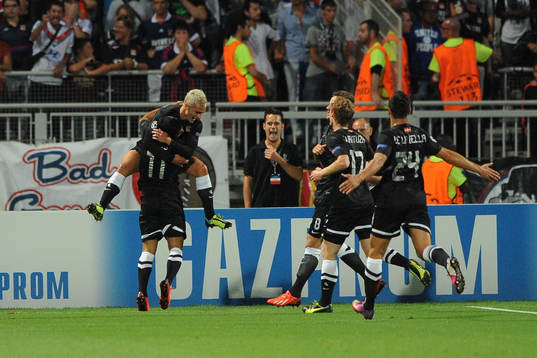 Fotboll, Kval till Champions League, Olympique Lyon - Real